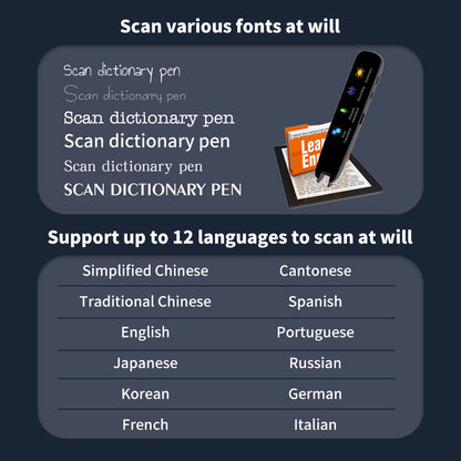 Multi-language Translation Pen WIFI Dictionary Scan