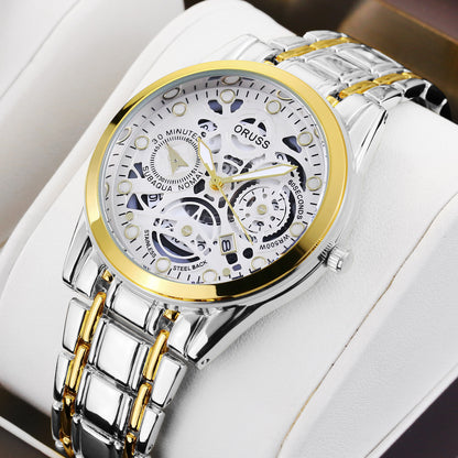 Quartz Watch Automatic Movement Hollow