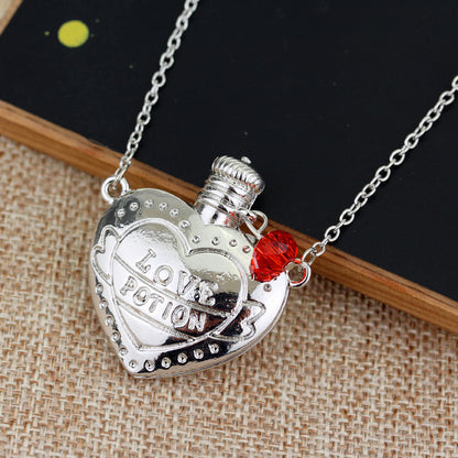 Fashion Necklace Love Poison Love Pill Bottle Pendant Valentines Day Gift