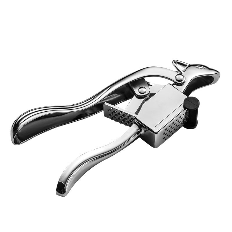 Home Kitchen Squirrel Manual Zinc Alloy Garlic Press