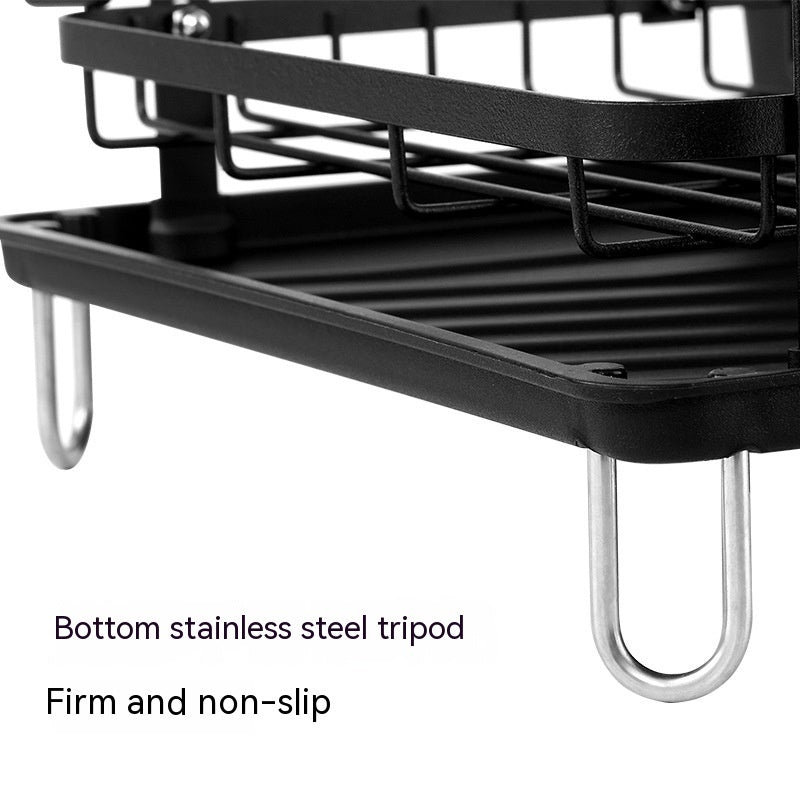 Home Kitchen Double-layer Draining Rack