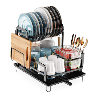 Home Kitchen Double-layer Draining Rack