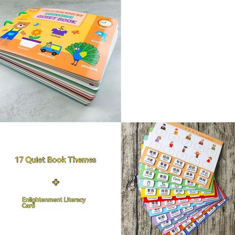 Books For Early Education Material Package Montessori Quiet Book