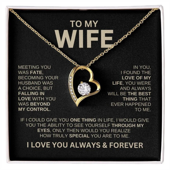 Hollow Jeweled Love Necklace Special-interest Design Gift For Wife