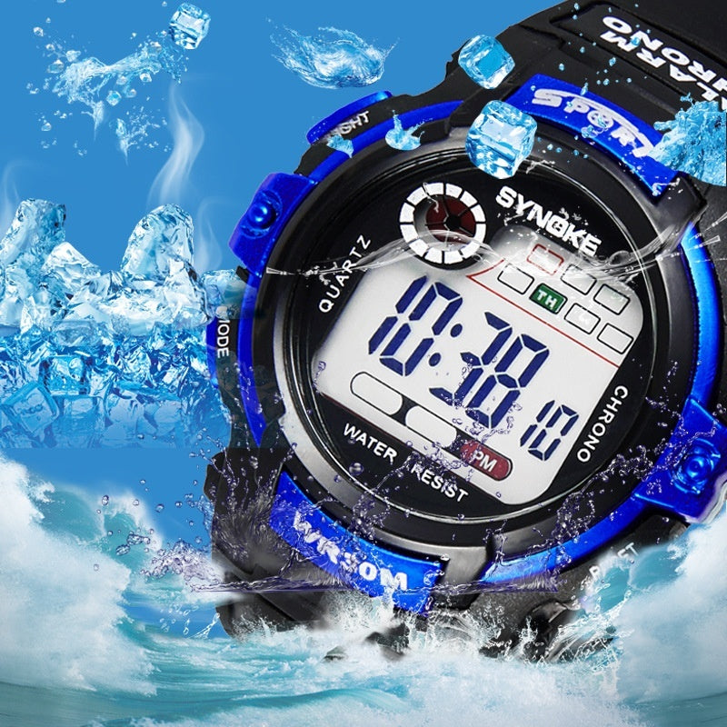 Student Electronic Luminous Waterproof Sports Watch