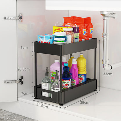 Home Fashion Kitchen Under Sink Shelf