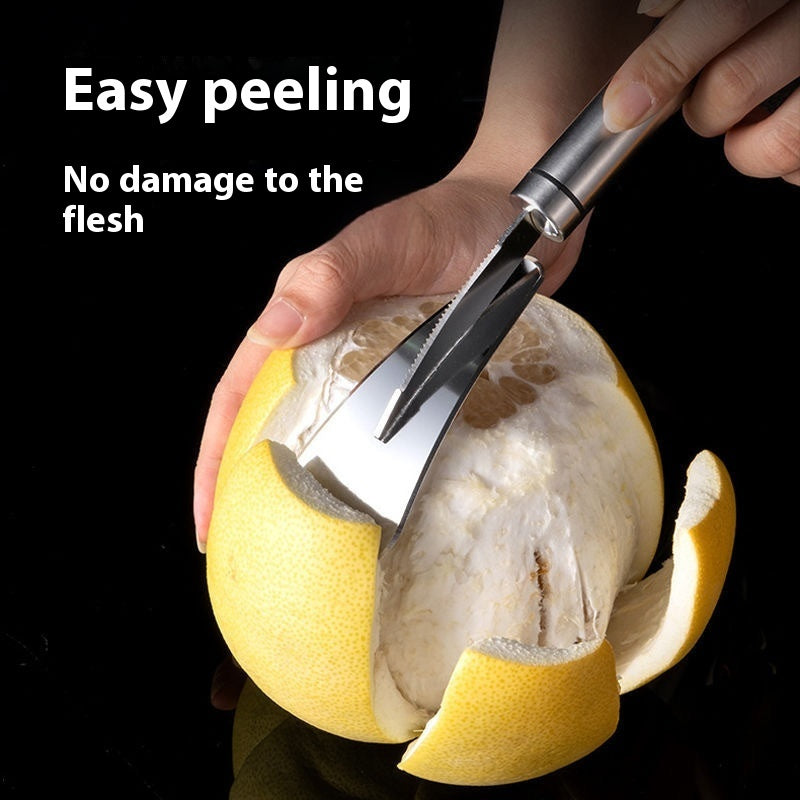 Orange-peeling Device Stainless Steel Household Peeling Kitchen Gadgets