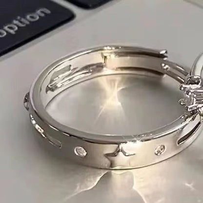 Campus Student XINGX Couple's 925 Plated Ring