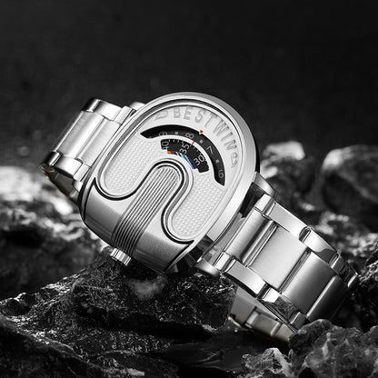 Men's U-shaped Fashion Watch