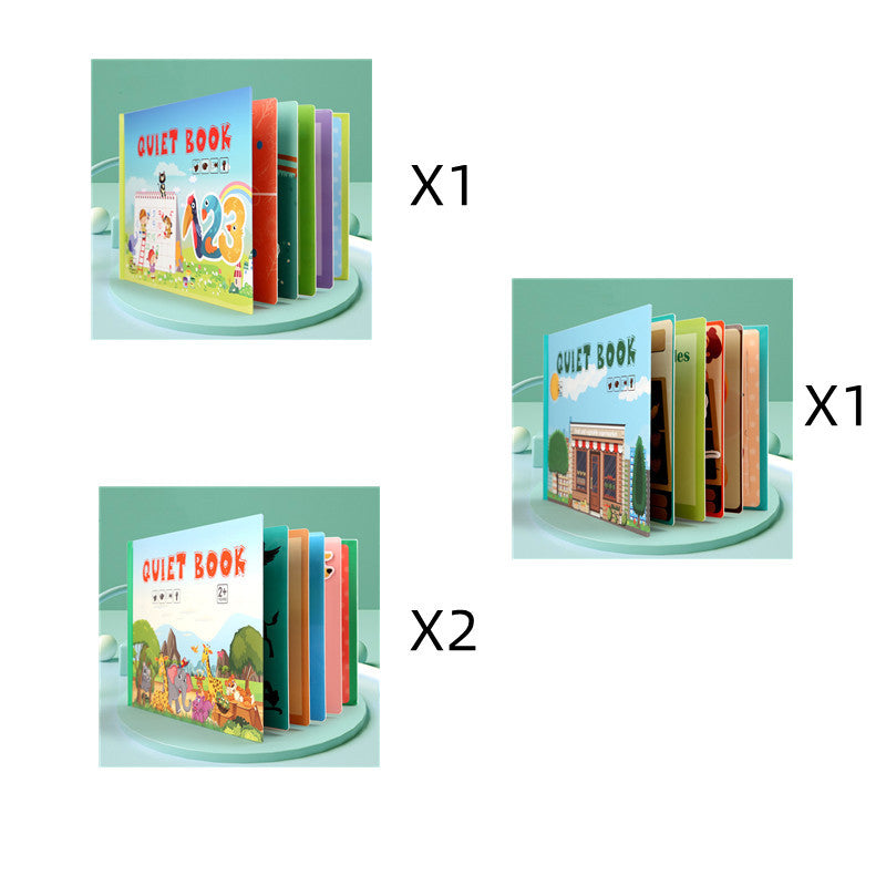 Children's Educational Toys Repeatedly Pasted Books To Read