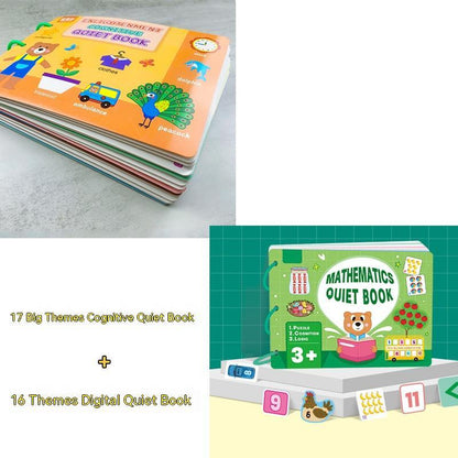 Books For Early Education Material Package Montessori Quiet Book