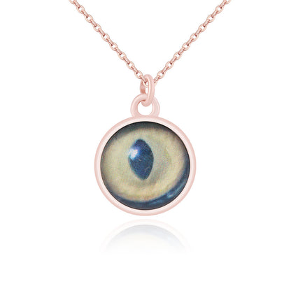 Custom Iris Necklace Add Eye Photo As A Unique Gift For Loved Ones