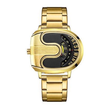 Men's U-shaped Fashion Watch