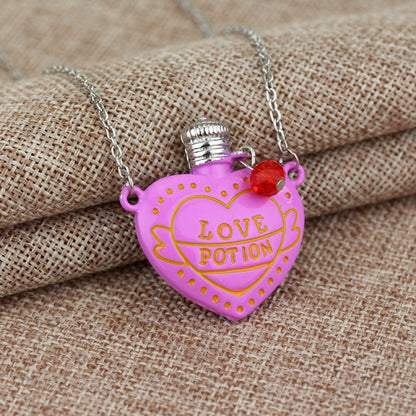 Fashion Necklace Love Poison Love Pill Bottle Pendant Valentines Day Gift