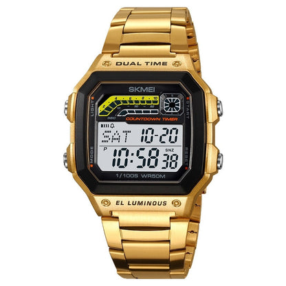 Men's Electronic Watch Luminous Waterproof Multifunctional